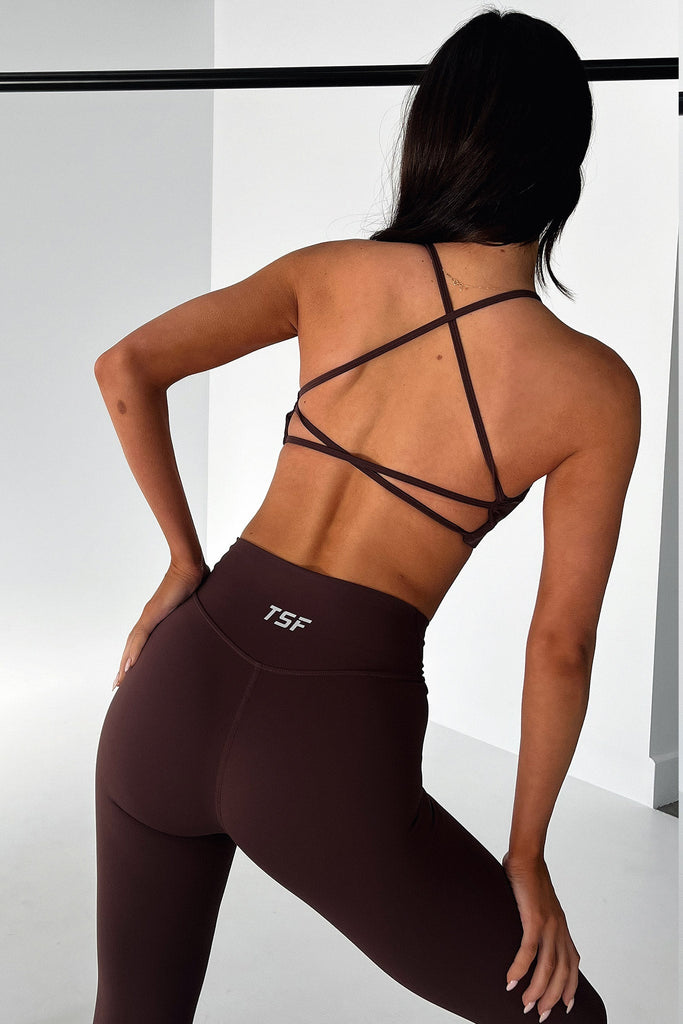 Kamari Sports Bra - Brown