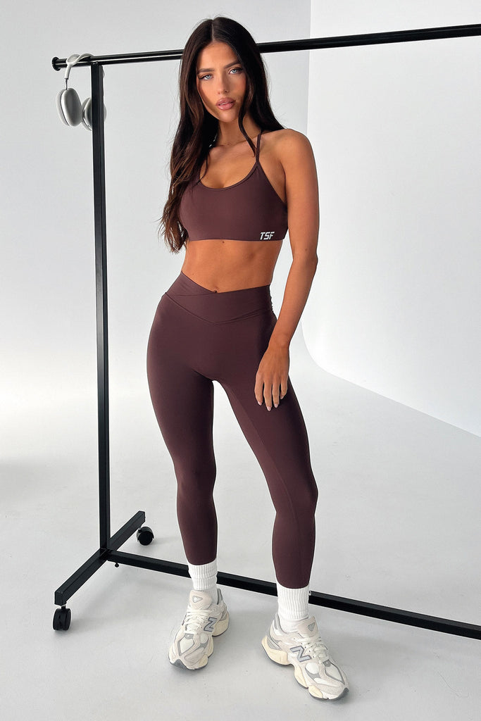 Kamari Sports Bra - Brown