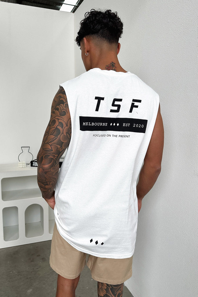 Troy Tank Top - White