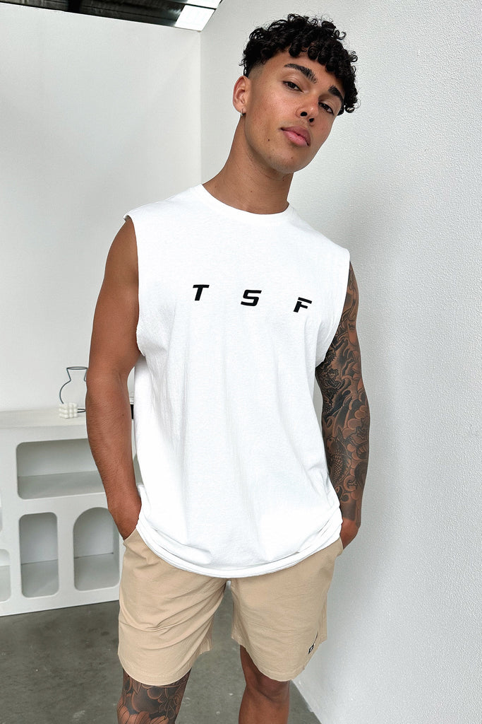 Troy Tank Top - White