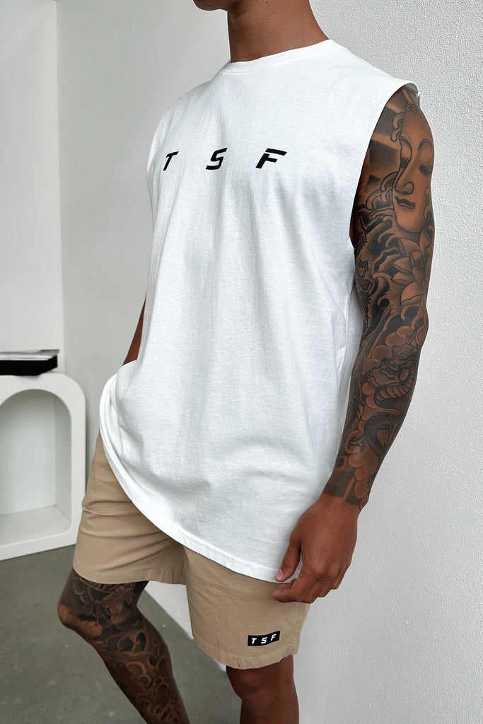 Troy Tank Top - White