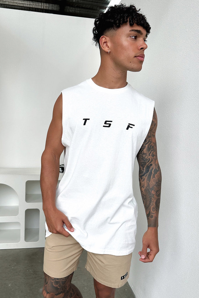 Troy Tank Top - White