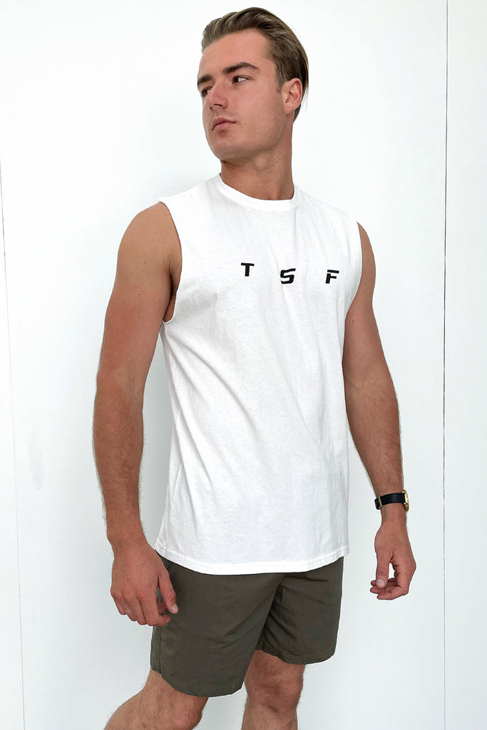 Troy Tank Top - White