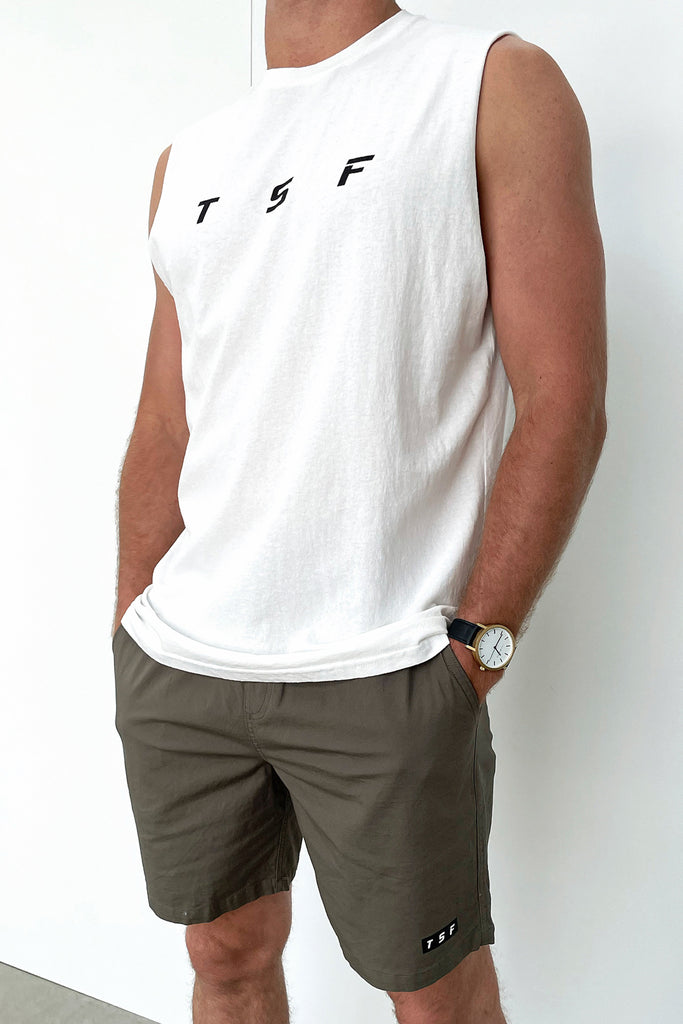 Troy Tank Top - White