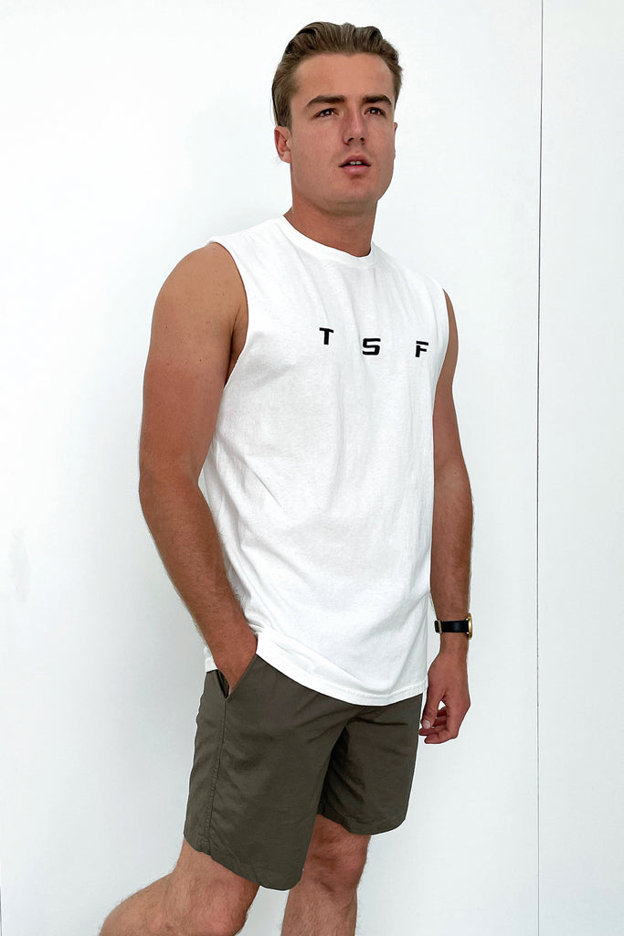 Troy Tank Top - White